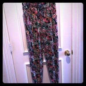 Colorful pull on party pants